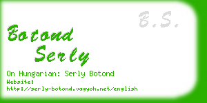 botond serly business card